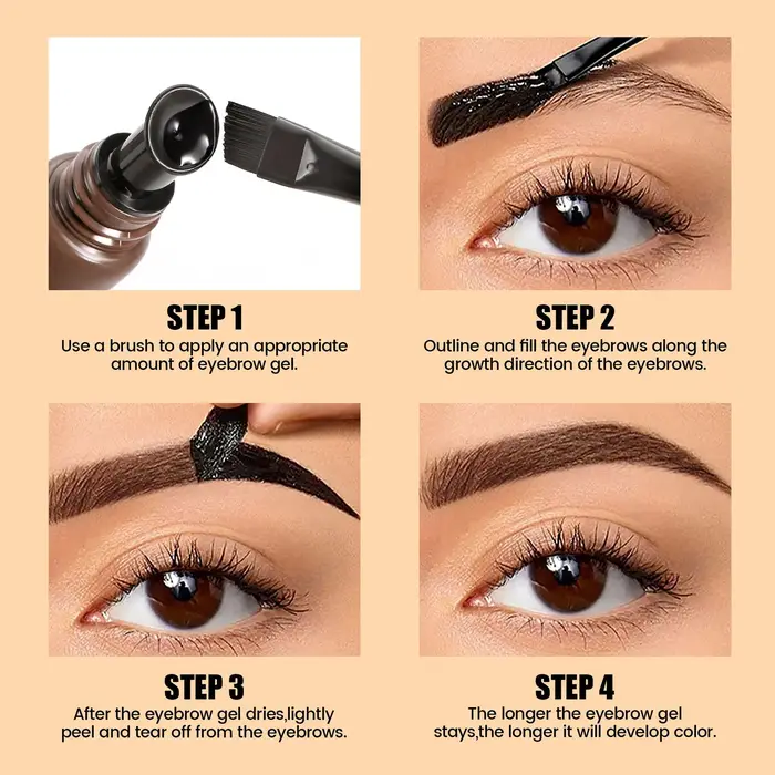 Teinte de tatouage de sourcils