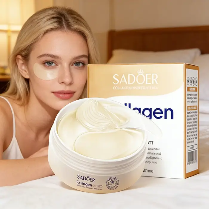 SADOER – masque pour les yeux au collagène cristal, Anti-cernes, sacs pour les yeux, patchs hydratan