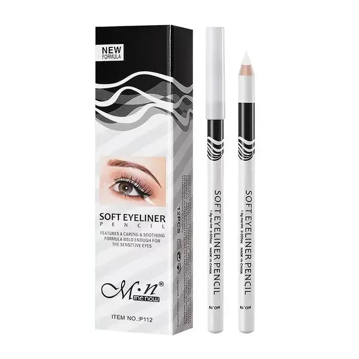 Eyeliner blanc, maquillage durable, lisse, facile à porter, éclaircissant pour les yeux, imperméable