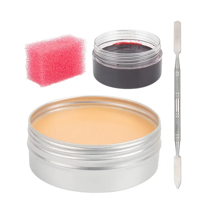 Cicatrice cire SFX effets spéciaux maquillage plaie peau
