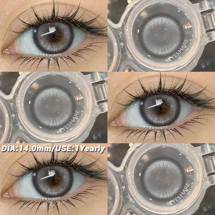 EYESHARE 1 paire de lentilles de cosplay anime pour les yeux, série RHINE, maquillage, beauté, lenti