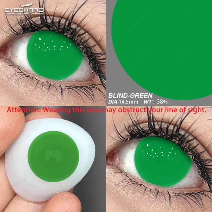 EYESHARE Cosplay lentilles de contact de couleur pour les yeux 1 paire de lentilles d'Halloween cont