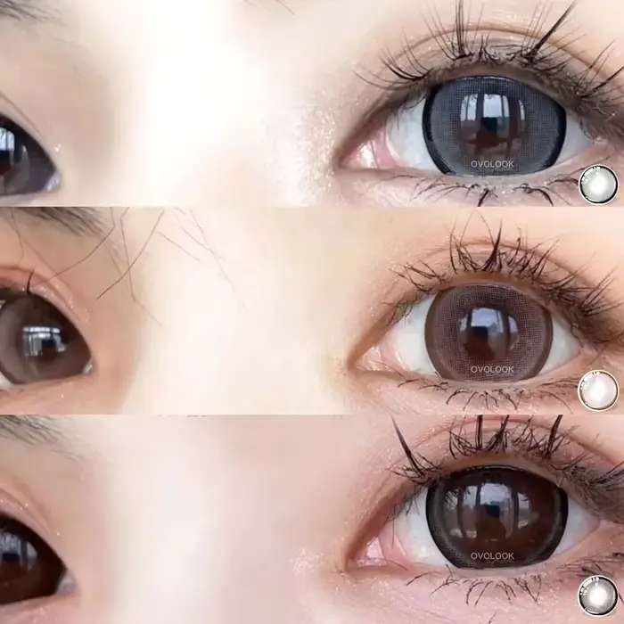 2PCS/paire 14.5mm lentilles perle série couleur
