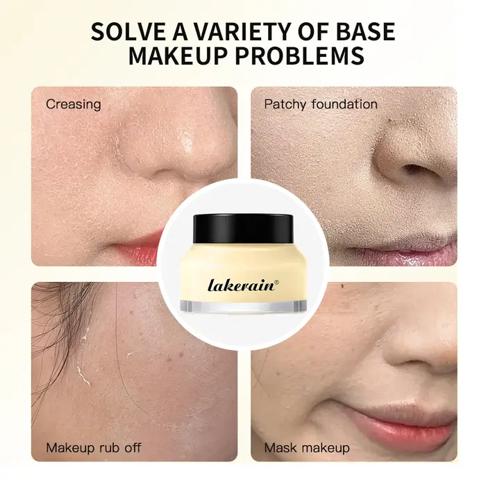 Lakerain Base pour le visage enrichi en vitamines 2 en 1