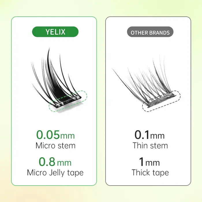 Yelix-Faux-cils naturels sans colle