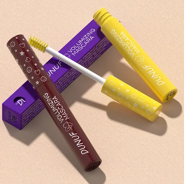 Mascara bouclé mince jaune