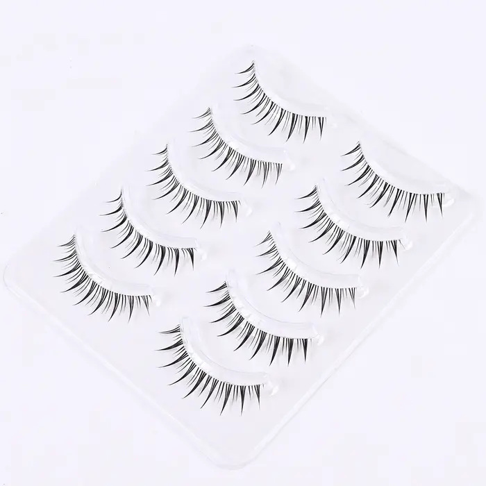 Faux cils de cosplay, 5 paires de cils effet petit diable