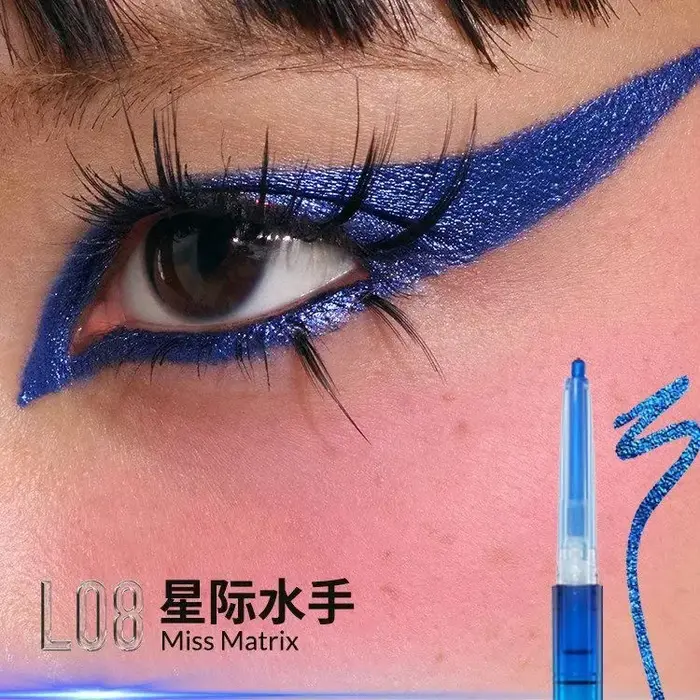 Crayon Gel Eyeliner Kaleidos Imperméable Couleur Caméléon Longue Tenue Pailleté Métallique Stylo Yeux Haute Pigmentation Fard à Paupières