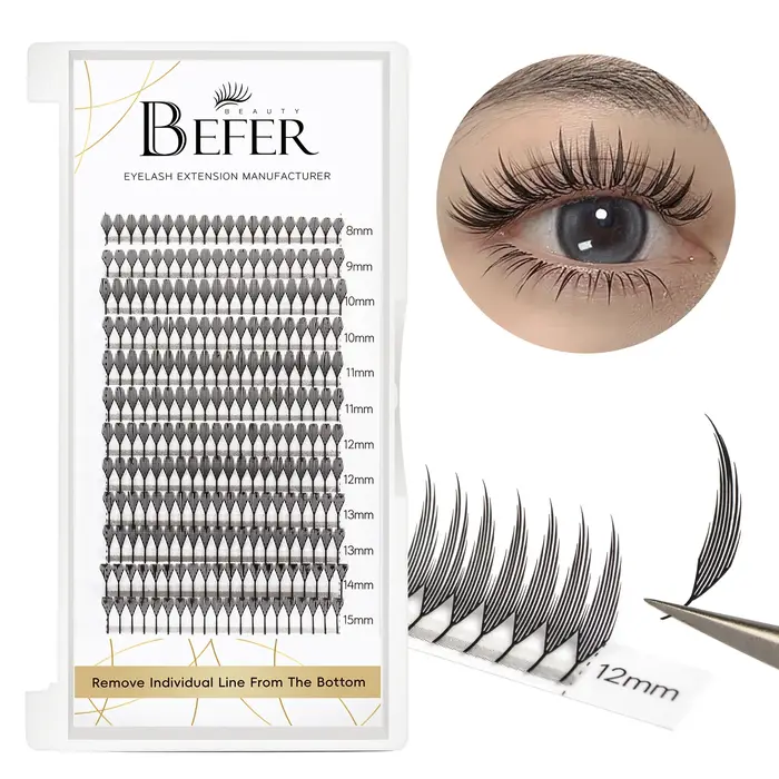 Befer Beauty-Extensions de Cils à Boucles C/D