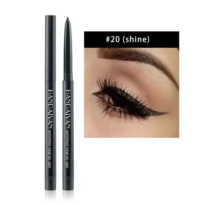 Nouveau Eyeliner mat nacré imperméable de 20 couleurs pas facile à tacher stylo