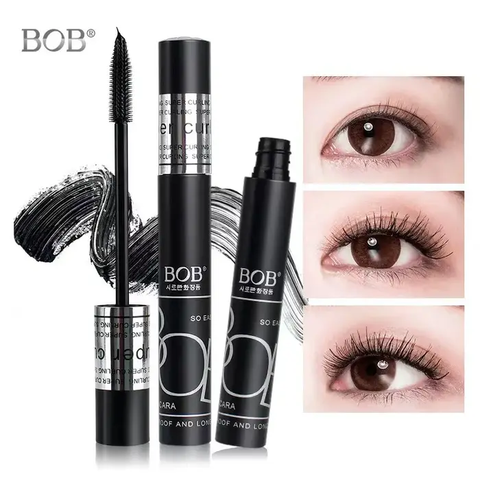 Mascara de maquillage BOB, peigne fin, imperméable et résistant à la sueur, sans taches, mince et bo