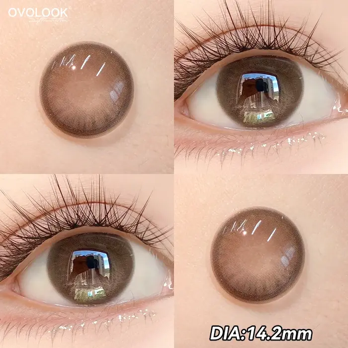OVOLOOK - 1 Paire de Lentilles de Contact Dreamy pour les Yeux