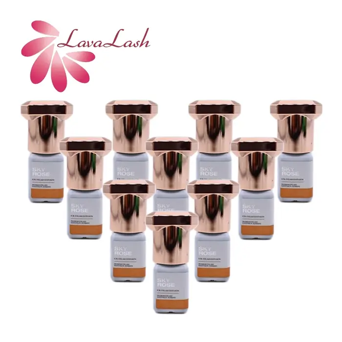 HI SKY-Colle rose pour extensions de cils, séchage rapide, faux cils d'origine coréenne, outils de m