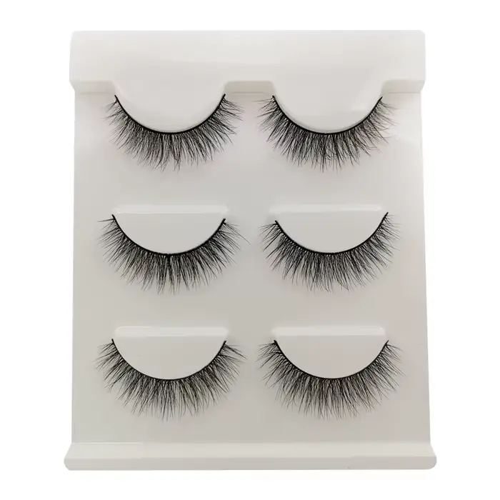 YSDO Manga Faux Cils Extension de Cils Longs Naturels Flyffy Wispy 3D Vison Plein Cils Maquillage Na