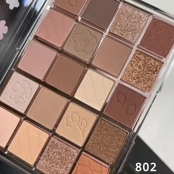 Palette de fards à paupières 20 couleurs