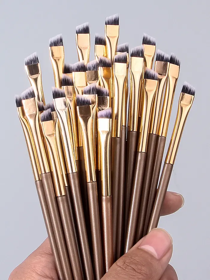 Ensemble de 30 pinceaux à eyeliner ultra-fins, pinceaux de précision, pinceaux pour le dessous des yeux, pinceaux de maquillage multifonctionnels pour les yeux