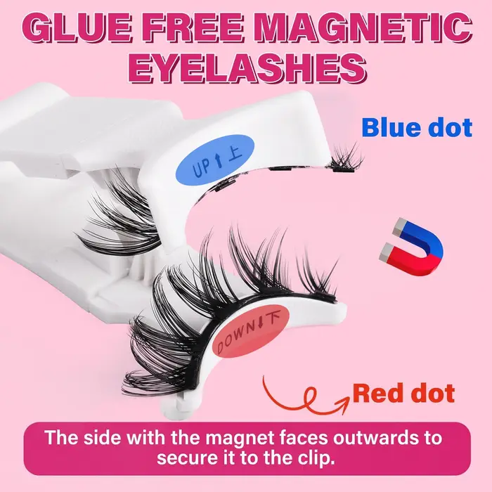 Ensemble de faux cils magnétiques