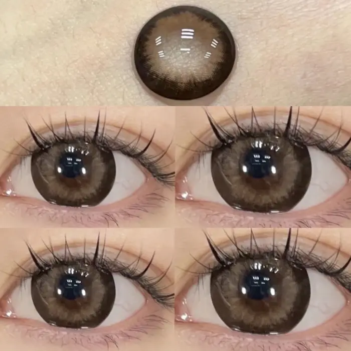 Lentilles colorées pour le maquillage des yeux