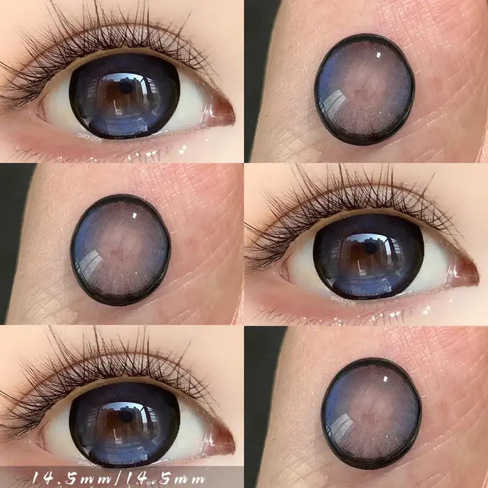 OVOLOOK - 2 paires de lentilles de couleur pour les yeux