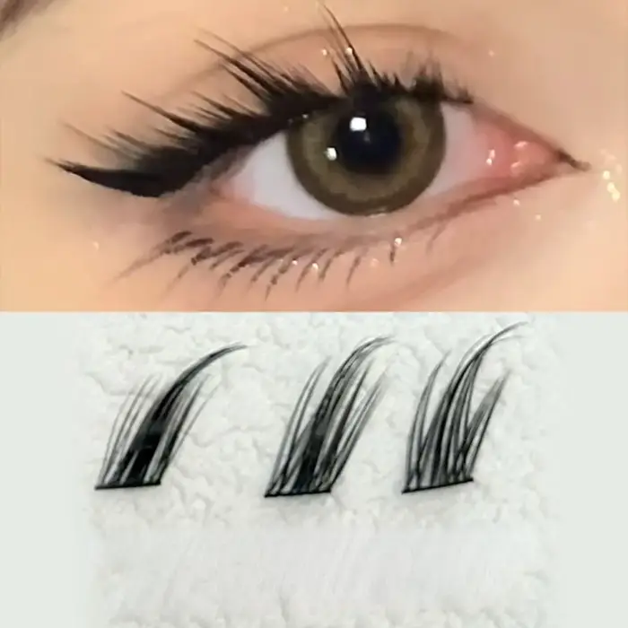 Faux cils individuels effet œil de renard