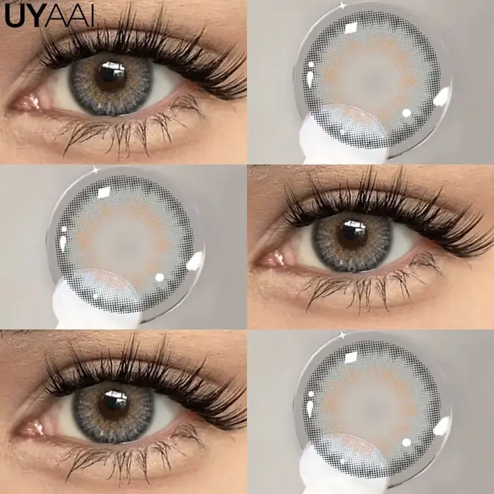 UYAAI NOUVEAU Lentilles de Contact Colorées Beauté Bleues Cosmétiques Maquillage des Yeux Lentilles 