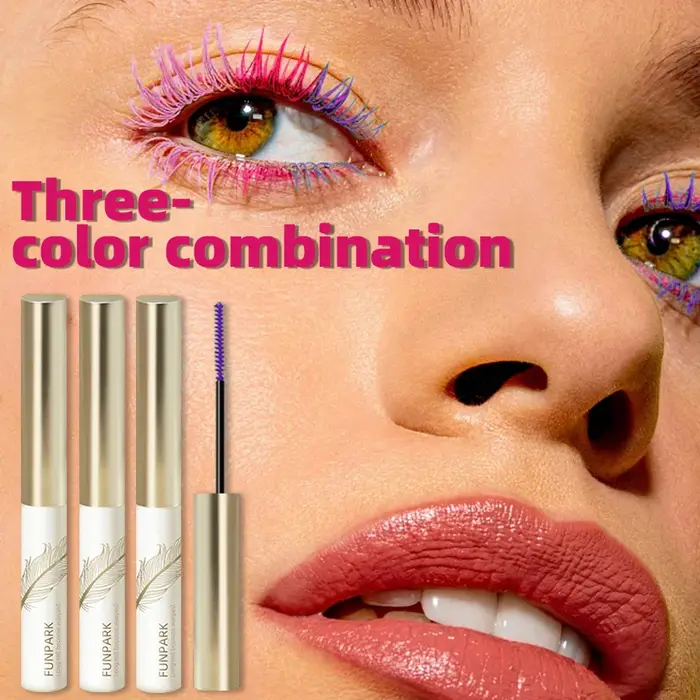Mascara à brosse Ultra-fine 10 couleurs