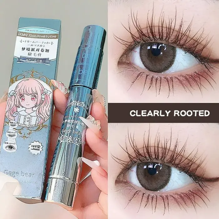 Gege Bear Dream Party Mascara bouclé noir fleur de soleil Design mignon toute la journée longue tenue allonge les cils