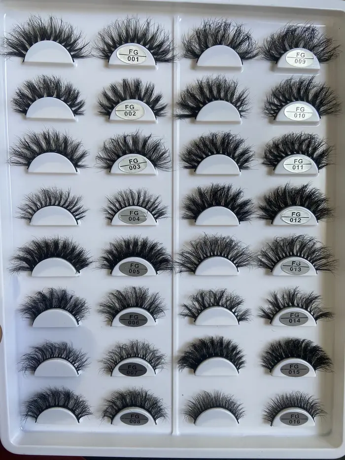 16 Styles mélanger cils de vison 3D