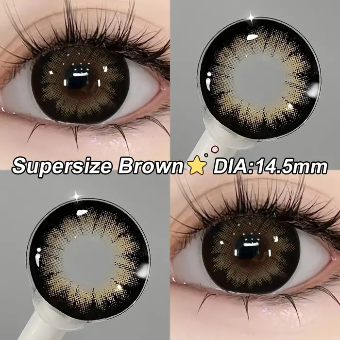 MAGISTER Lentilles de contact colorées pour grands yeux 14.0/14.5/16.0mm