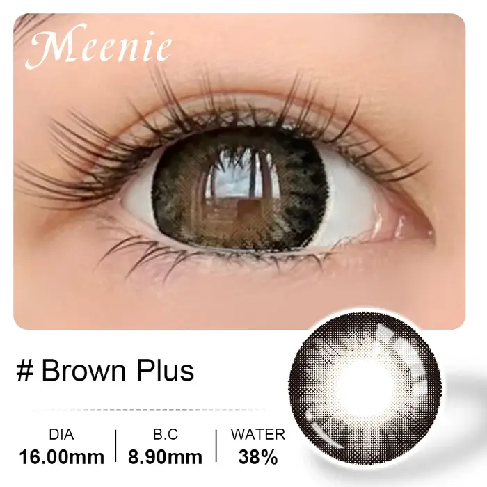 Lentilles de contact Meenie 16mm Big Eye noires