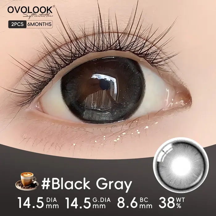 2pcs/paire beauté élèves rose lentilles de Contact pour les yeux nouvelle couleur naturelle