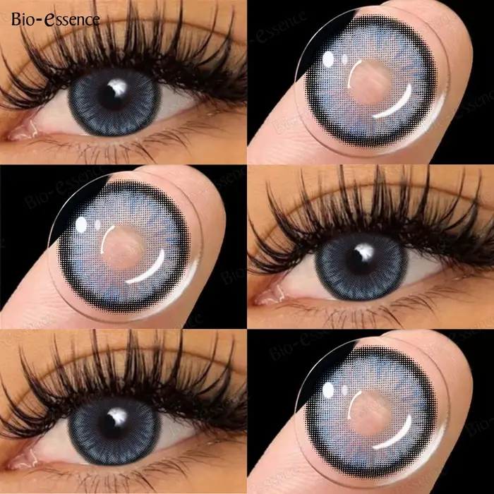 Bio-essence – lentilles de contact de couleur bleue pour les yeux