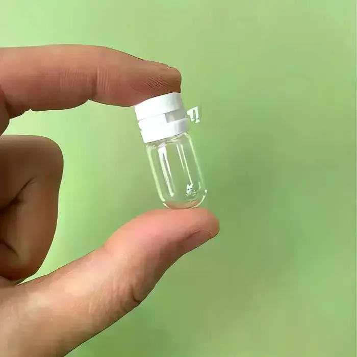 10 flacons transparents de 2 ml, prêts pour le voyage, étanches, pour démaquillant, pratiques pour la beauté en déplacement