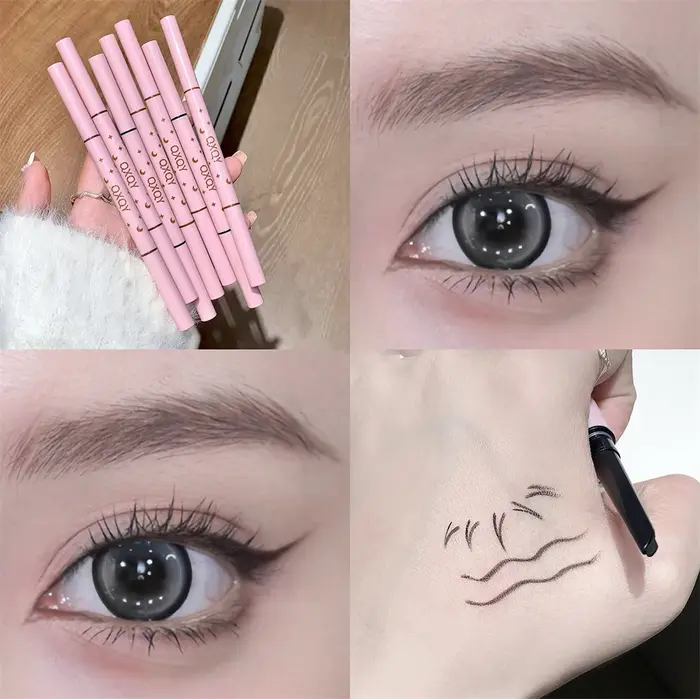 Gel pour sourcils et Eyeliner rouge Punk 2 en 1