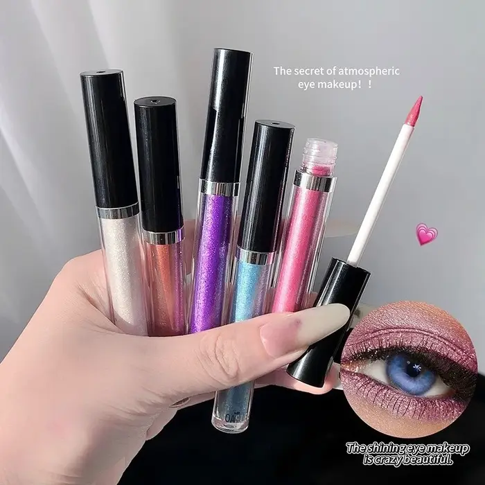 Fard à paupières liquide nacré 6 couleurs