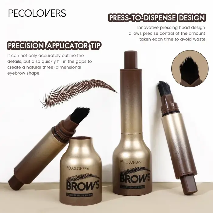 Stylo Gel à sourcils avec brosse coudée
