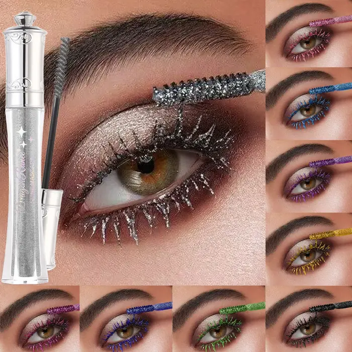 Mascara diamant scintillant 9 couleurs