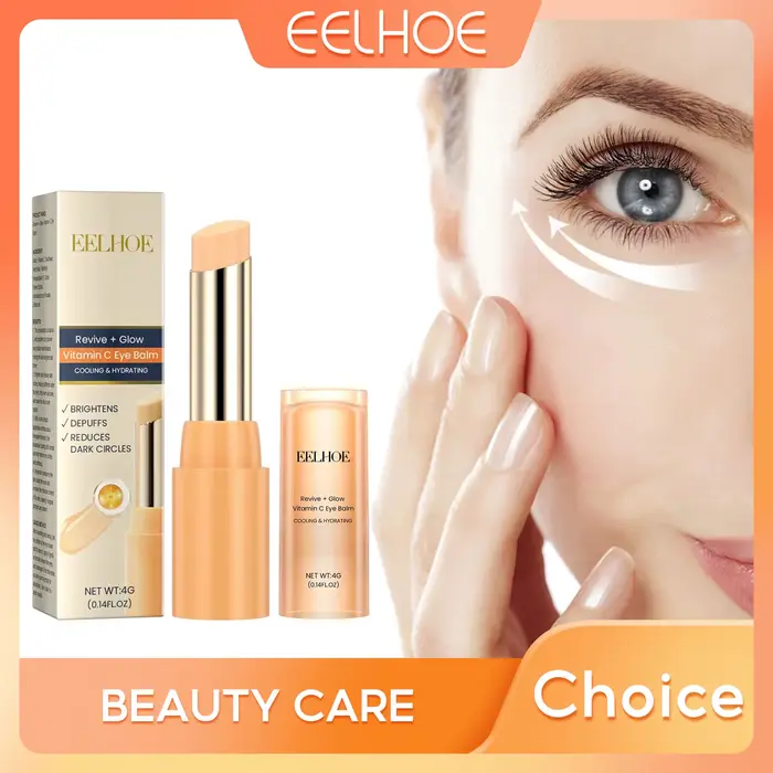 Bâton de crème pour les yeux à la vitamine C, baume hydratant Anti-rides, élimination des cernes, ré