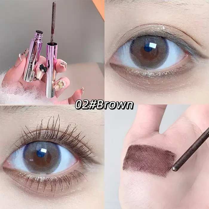 Gege Bear – extensions de cils, Mascara Volume clairement défini, bouclé, pas facile à tacher, allon