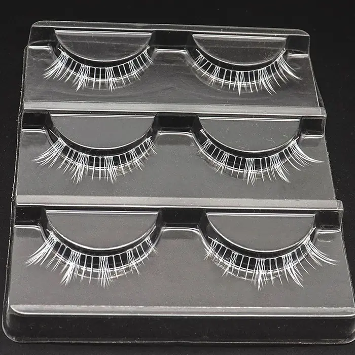 3 Paires de Cils Astronomiques 3D Blancs