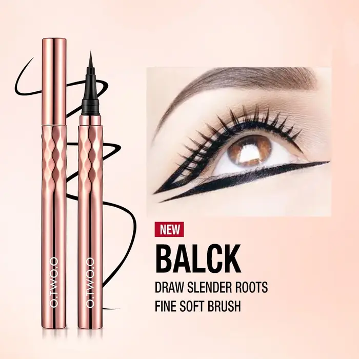O.TWO.O crayon Eyeliner noir ligne mince facile à dessiner stylo Eyeliner imperméable longue durée e