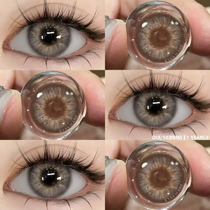 EYESHARE 1 paire de lentilles de Contact de couleur pour les yeux lentilles pour les yeux naturelles