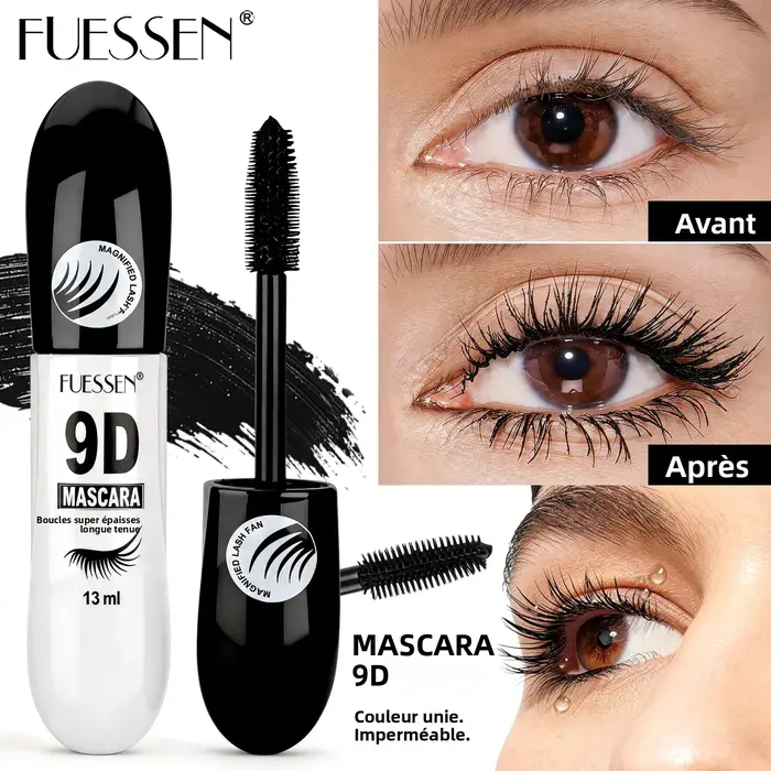 Mascara en fibres 9D noir