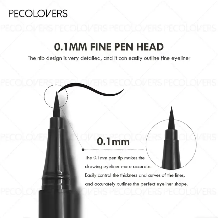 Eyeliner soyeux imperméable 3 pièces/ensemble