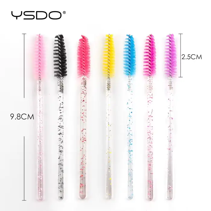 5/50 pièces brosses à cils brosse à sourcils outils d'extension de faux cils baguettes de Mascara applicateur bobines cils outil cosmétique