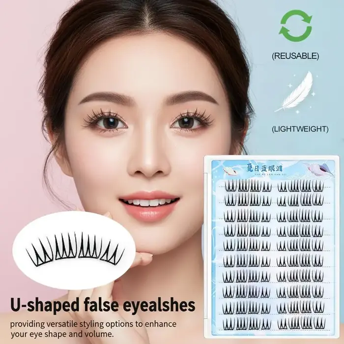 Faux cils naturels pour cosplay
