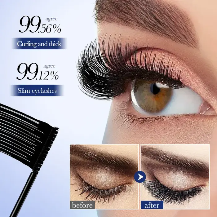 Mascara imperméable 5D pour allonger les cils