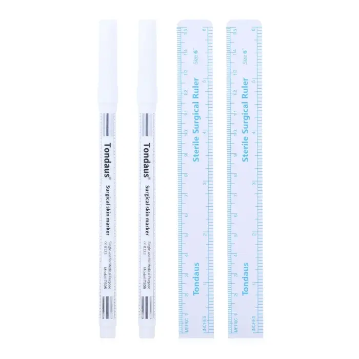Stylo marqueur de peau de tatouage blanc, crayon à sourcils, marqueur de tatouage, accessoires de mi