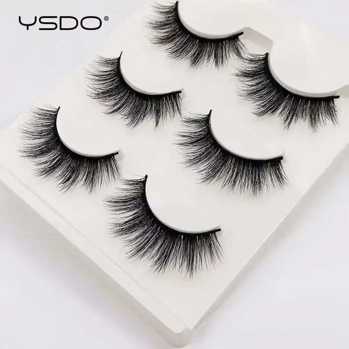 YSDO-Demi-cils naturels 3D, faux cils complets, cils oeil de chat, extension de faux cils, outils de