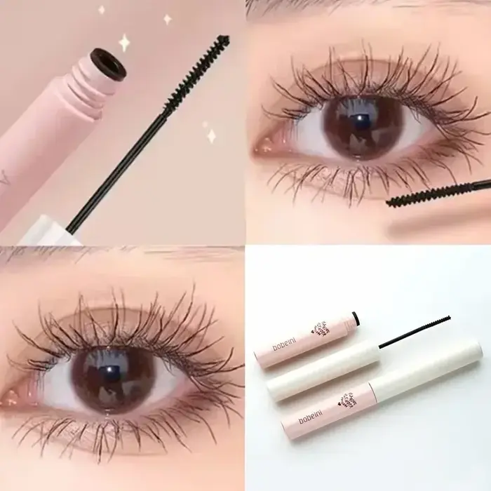 Mascara Ultra-fin pour cils, épais, allongeant, marron, imperméable, maquillage volumineux, bouclé, 